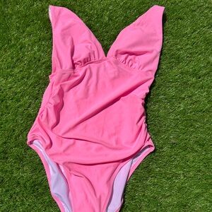 Vibrant Pink One-Piece Swimsuit